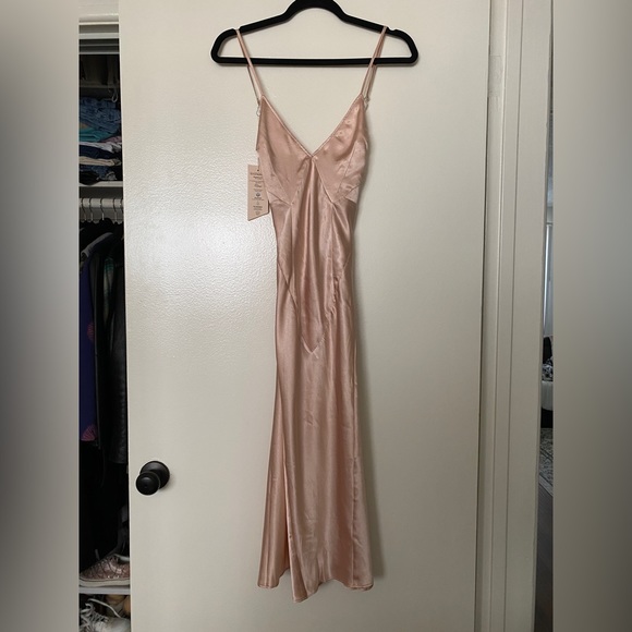 We Are Hah give a slip dress blush size small - Picture 3 of 4